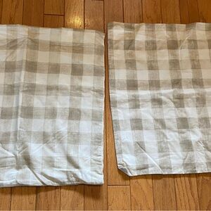 PB Gingham Pillow Covers